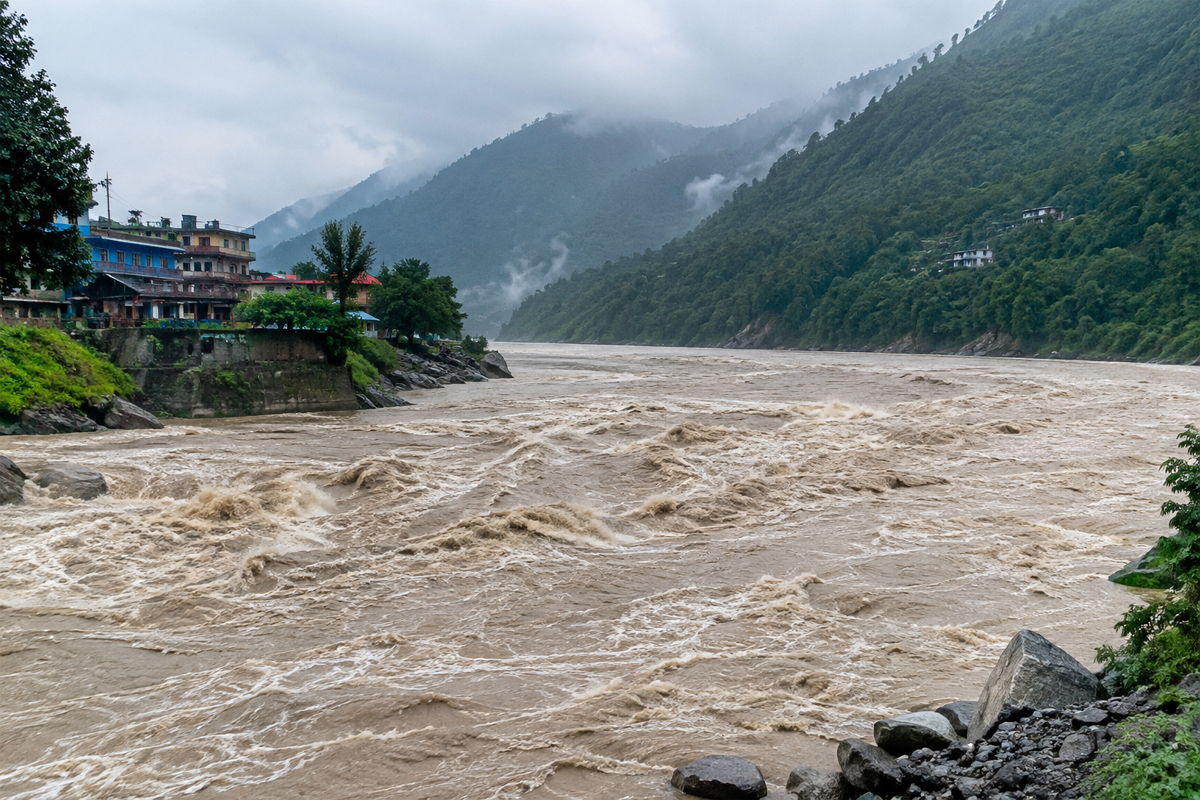 कालीगण्डकी नदीको बहाव हेर्दा